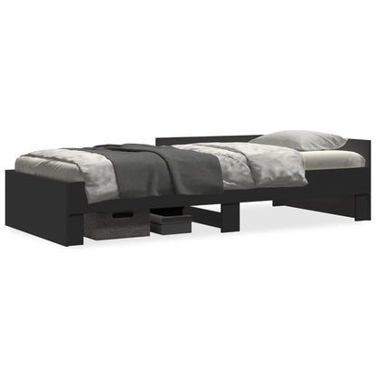 Giroletto Nero 90x200 cm in Legno Multistrato