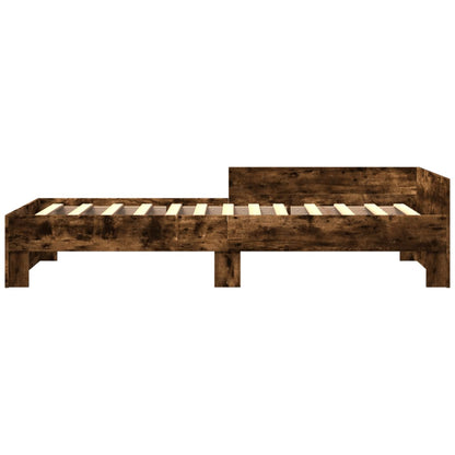 Giroletto senza Materasso Rovere Fumo 90x200 cm in Truciolato