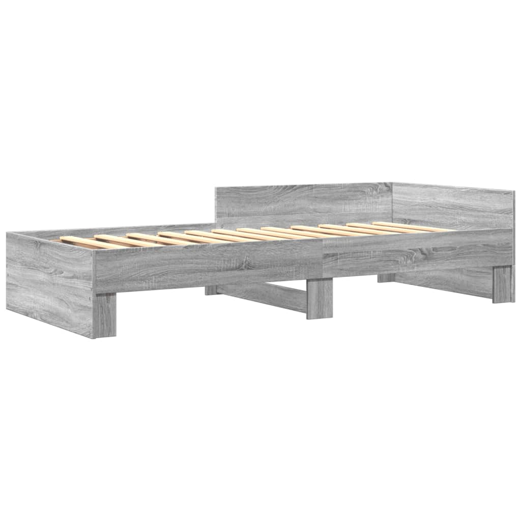 Giroletto Grigio Sonoma 90x200 cm in Legno Multistrato