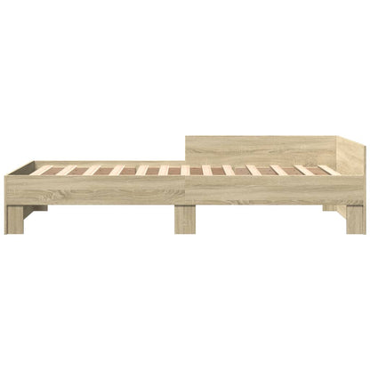 Giroletto senza Materasso Rovere Sonoma 90x190 cm in Truciolato