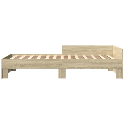 Giroletto senza Materasso Rovere Sonoma 75x190 cm in Truciolato