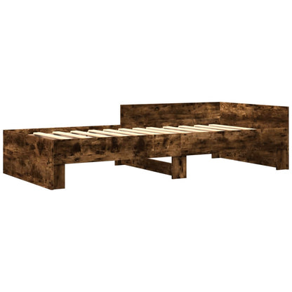 Giroletto senza Materasso Rovere Fumo 75x190 cm in Truciolato