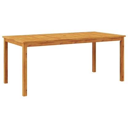 Set da Pranzo da Giardino 9 pz 180x90x75 cm Legno Massello di Acacia