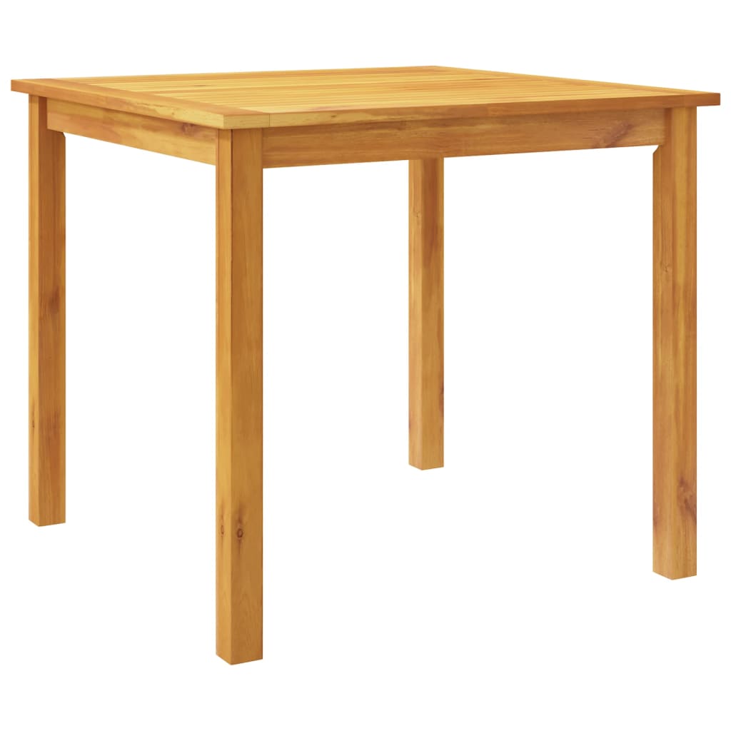 Set da Pranzo per Giardino 3 pz 85x85x74 cm in Legno Massello di Acacia