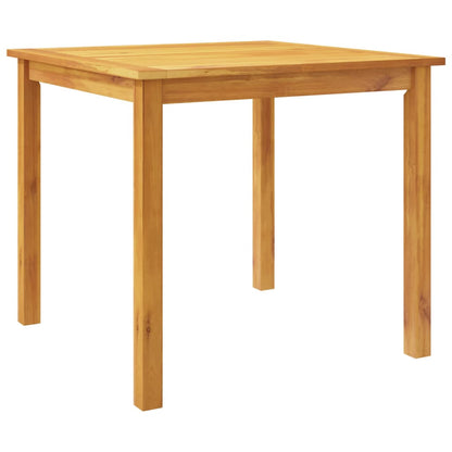 Set da Pranzo per Giardino 3 pz 85x85x74 cm in Legno Massello di Acacia