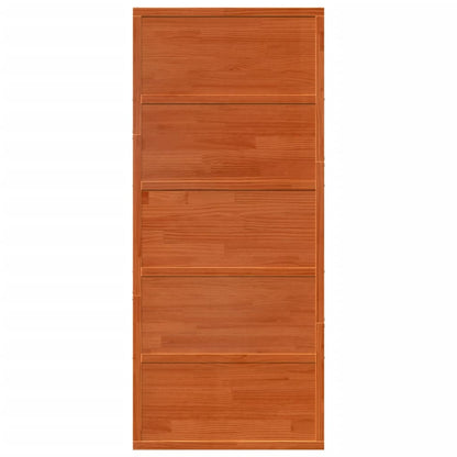 Porta del Granaio Marrone 90x208 cm in Legno Massello di Pino