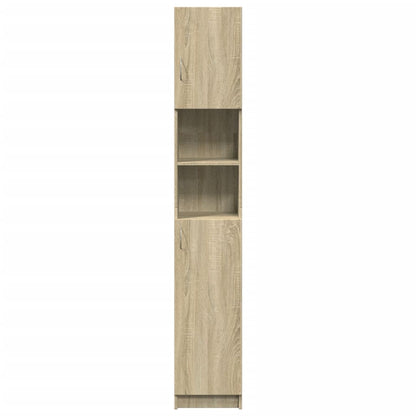 Mobile da Bagno Rovere Sonoma 32x25,5x190 cm Legno Multistrato