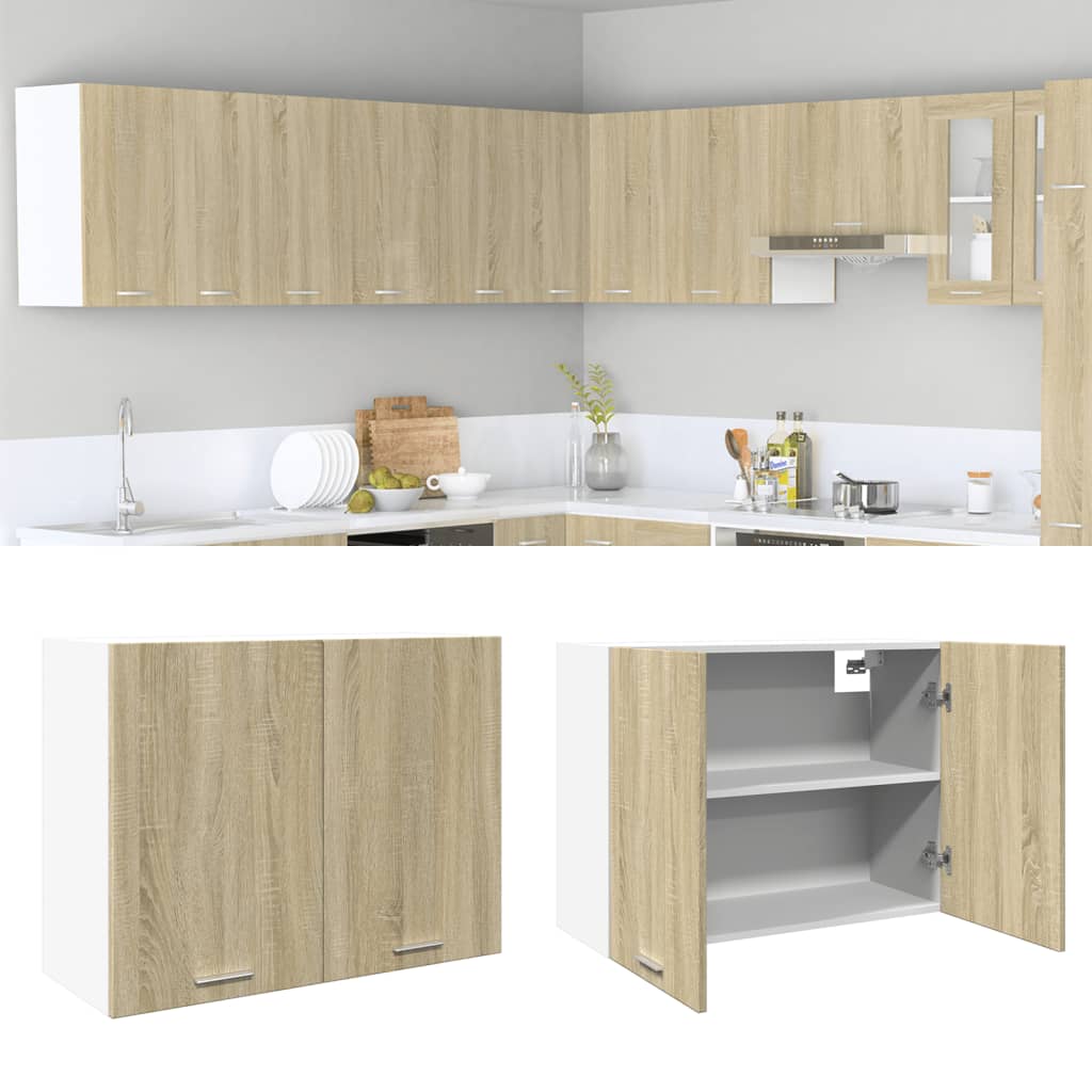 Mobile Pensile â€œLyonâ€ Rovere Sonoma 80x31x60 cm