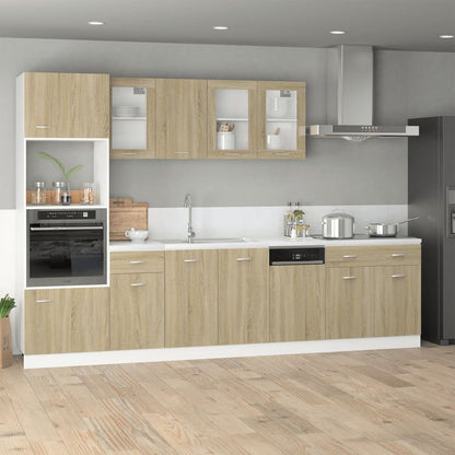 Mobile per Microonde Ã¢â‚¬Å“LyonÃ¢â‚¬Â Rovere Sonoma 60x57x207 cm