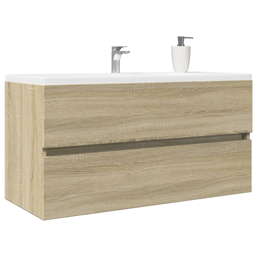 Mobile Lavabo Rovere Sonoma 90x38,5x45 cm in Legno Multistrato