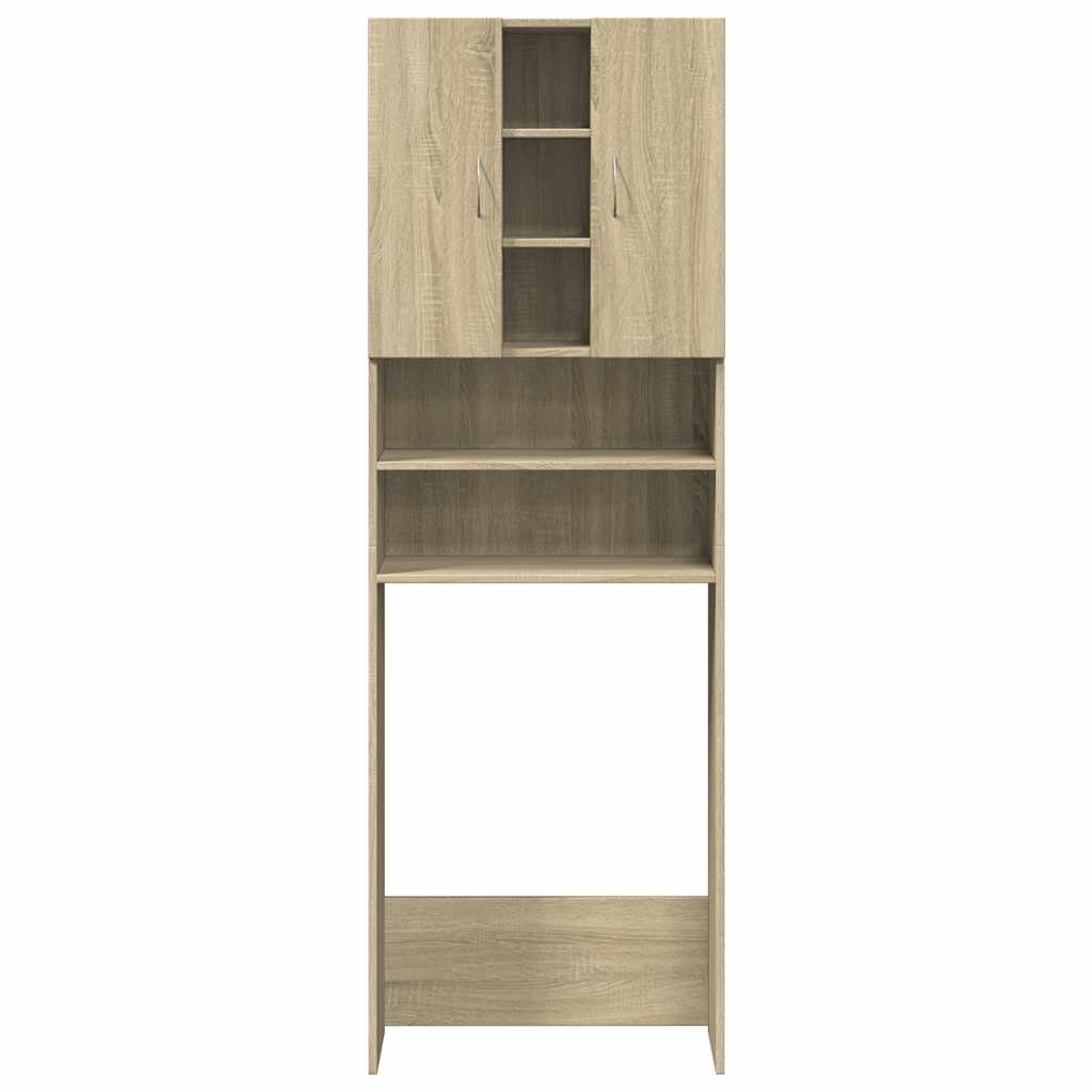 Mobile per Lavatrice Rovere Sonoma 64x25,5x190 cm