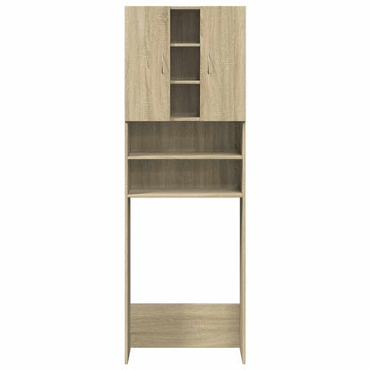 Mobile per Lavatrice Rovere Sonoma 64x25,5x190 cm