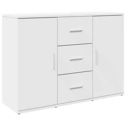 Credenza Bianca 90,5x29,5x65 cm in Truciolato