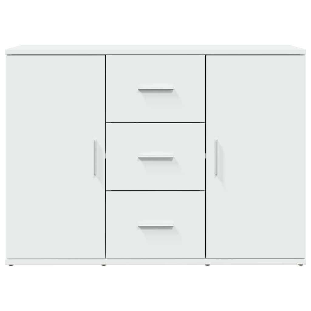 Credenza Bianca 90,5x29,5x65 cm in Truciolato