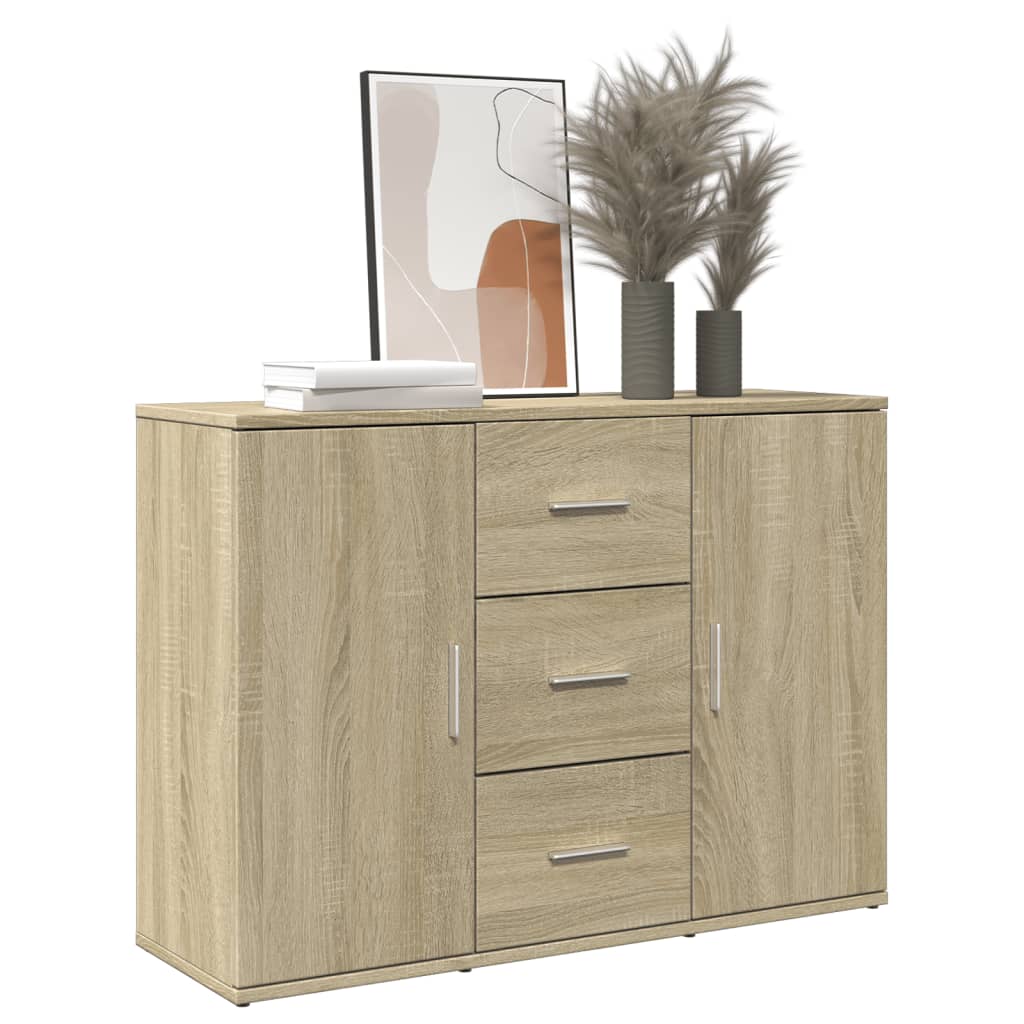 Credenza Rovere Sonoma 90,5x29,5x65 cm in Truciolato
