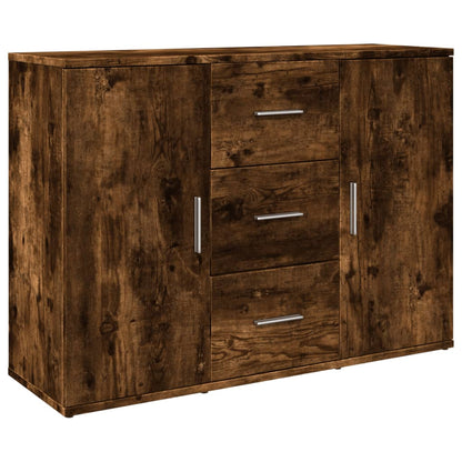 Credenza Rovere Fumo 90,5x29,5x65 cm in Truciolato