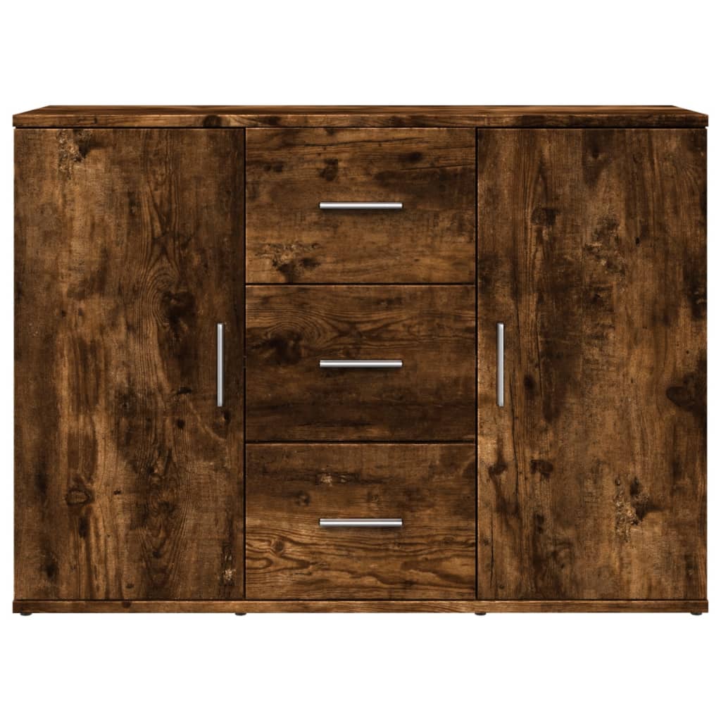 Credenza Rovere Fumo 90,5x29,5x65 cm in Truciolato