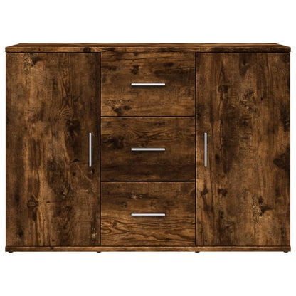 Credenza Rovere Fumo 90,5x29,5x65 cm in Truciolato