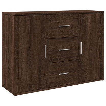 Credenza Rovere Marrone 90,5x29,5x65 cm in Truciolato