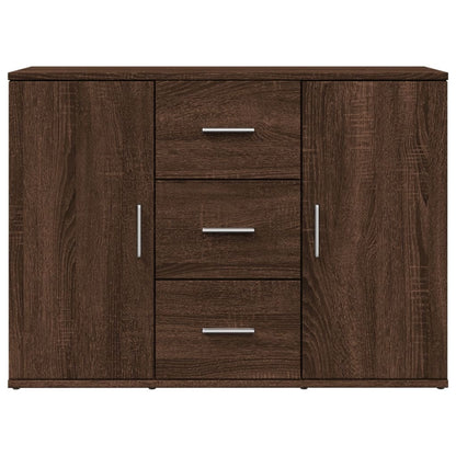 Credenza Rovere Marrone 90,5x29,5x65 cm in Truciolato