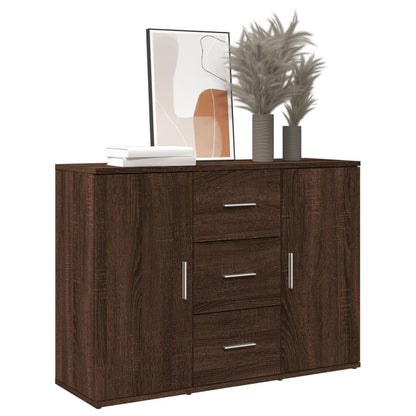 Credenza Rovere Marrone 90,5x29,5x65 cm in Truciolato