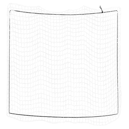 Rete per Rimorchio con Corda Elastica Bianco 3x3 m in PP