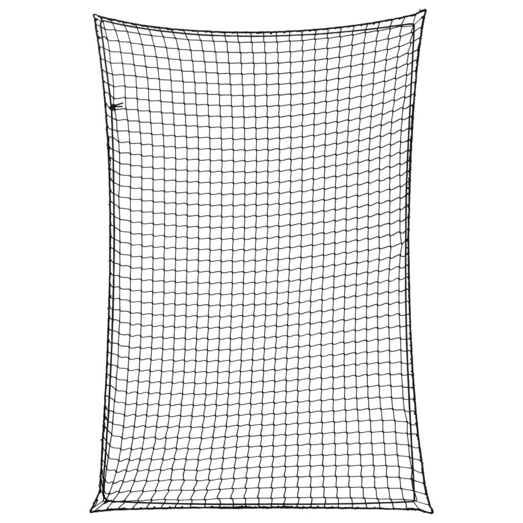 Rete per Rimorchio con Corda Elastica Nero 2,2x1,5 m in PP