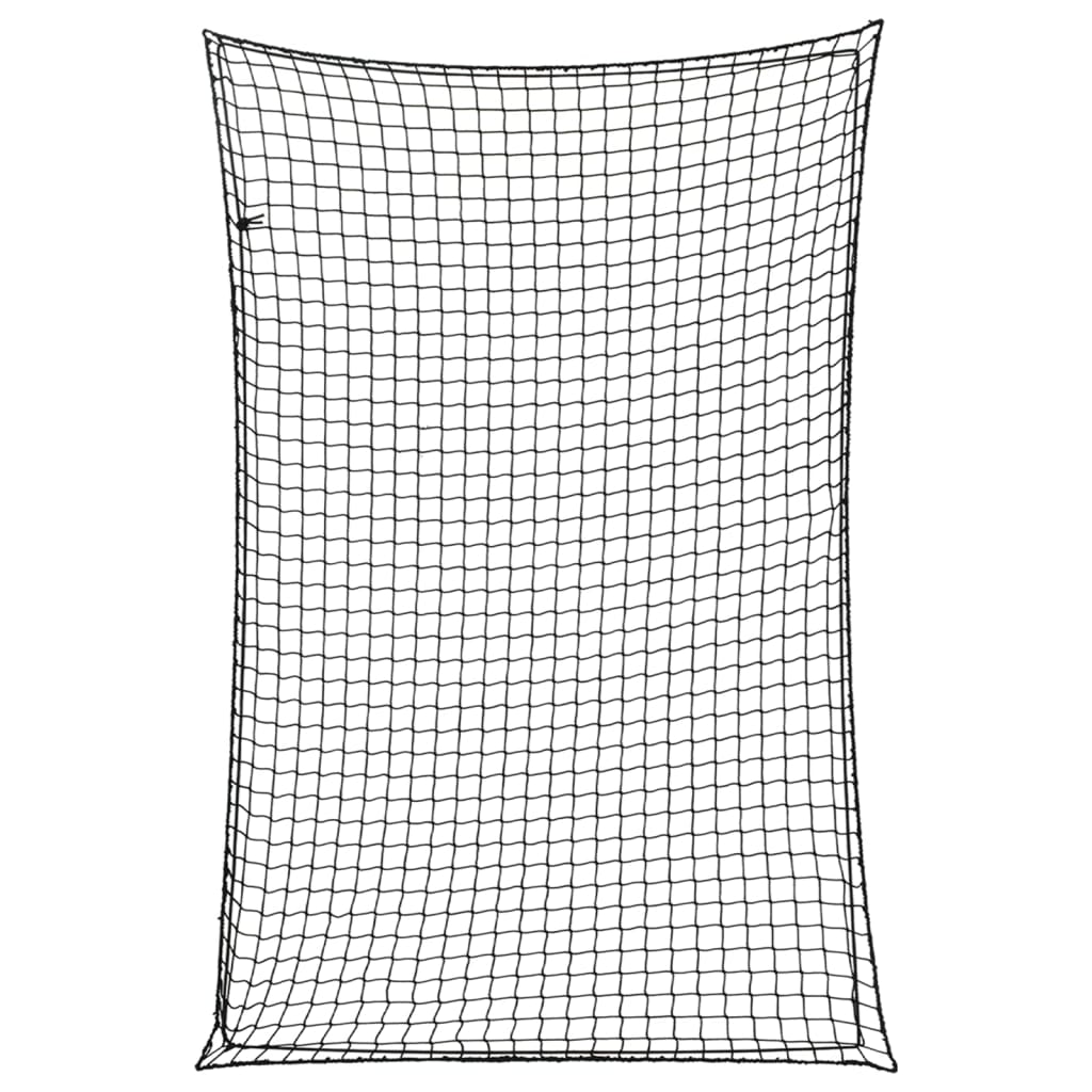 Rete per Rimorchio con Corda Elastica Nero 3x2 m in PP