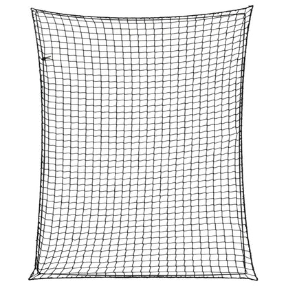 Rete per Rimorchio con Corda Elastica Nero 3x2,5 m in PP