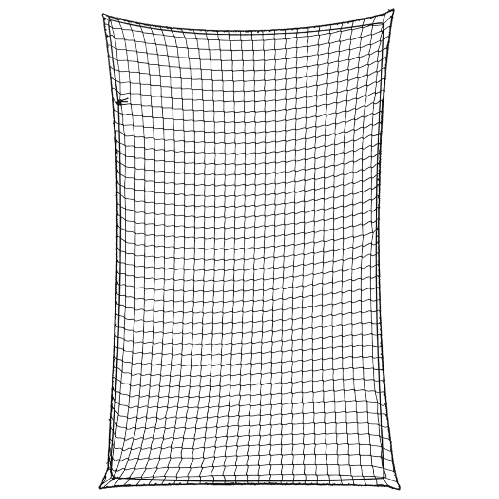Rete per Rimorchio con Corda Elastica Nero 4x2,5 m in PP