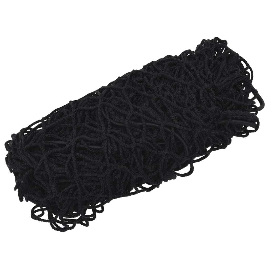 Rete per Rimorchio con Corda Elastica Nero 4,5x2,5 m in PP