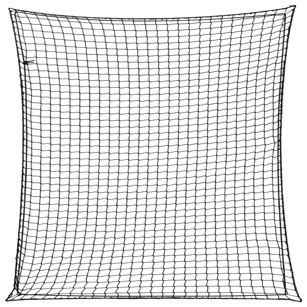 Rete per Rimorchio con Corda Elastica Nero 3x3 m in PP