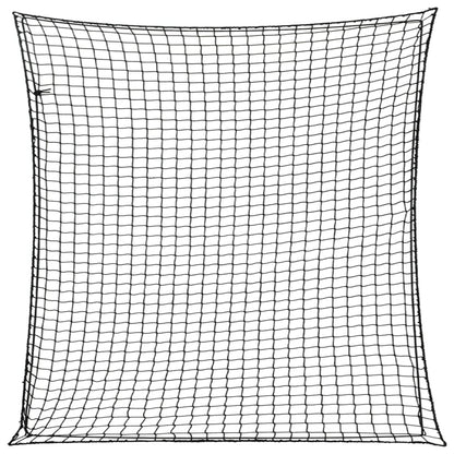 Rete per Rimorchio con Corda Elastica Nero 3x3 m in PP