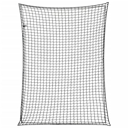 Rete per Rimorchio con Corda Elastica Nero 4x3 m in PP