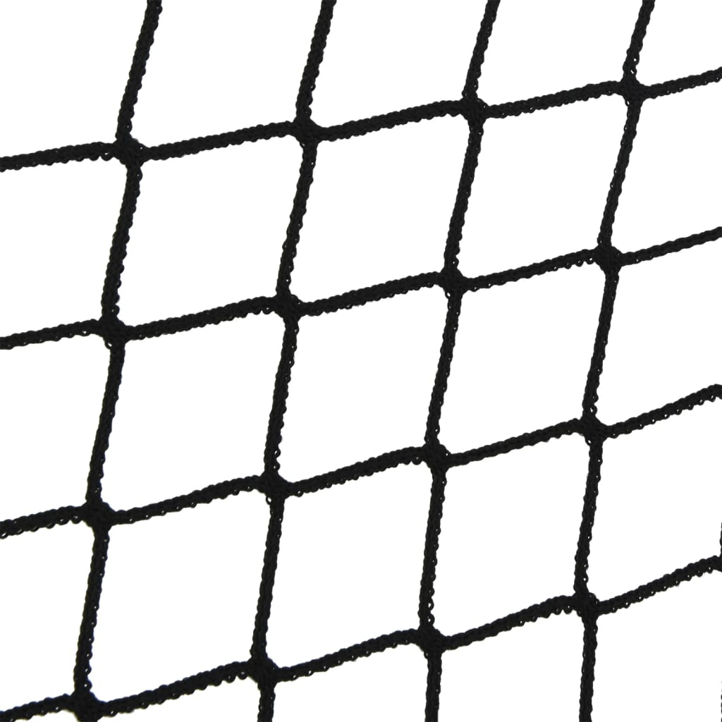 Rete per Rimorchio con Corda Elastica Nero 4x3 m in PP