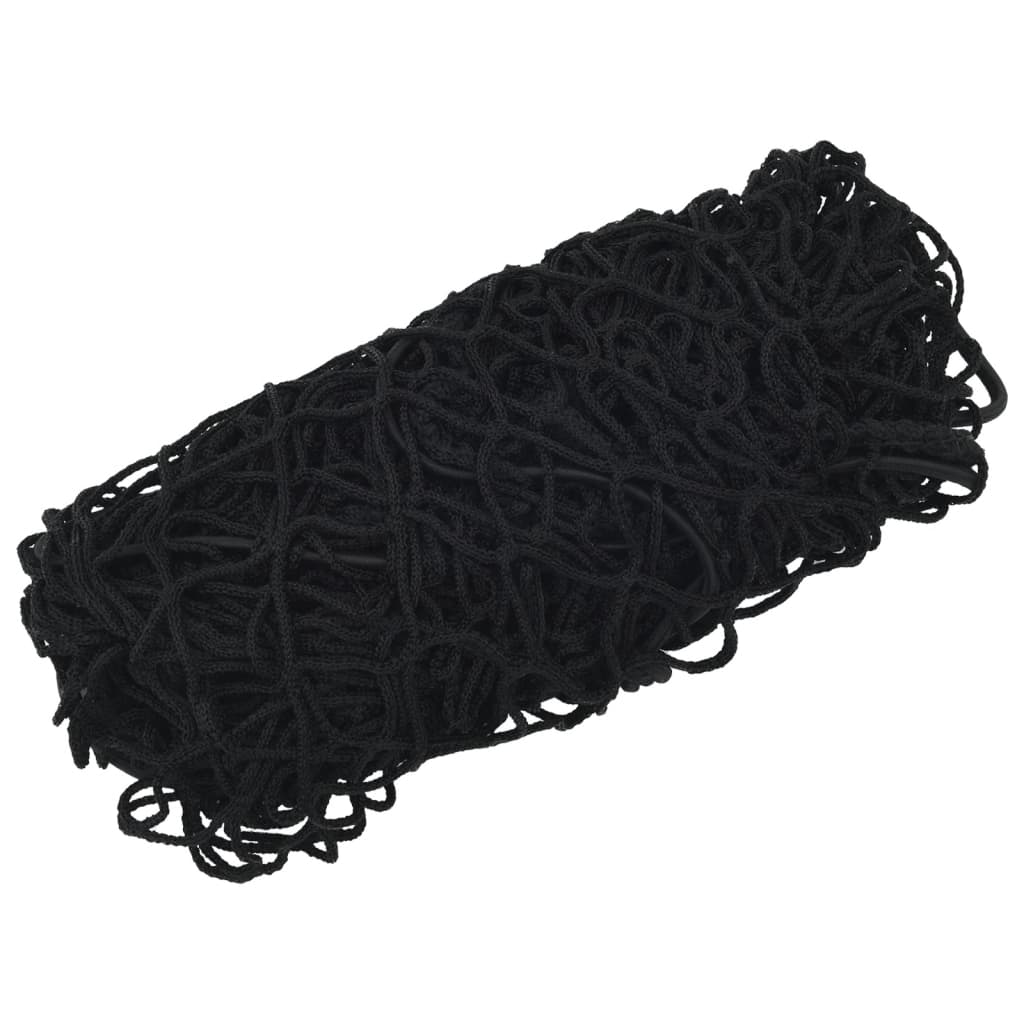 Rete per Rimorchio con Corda Elastica Nero 5x3 m in PP