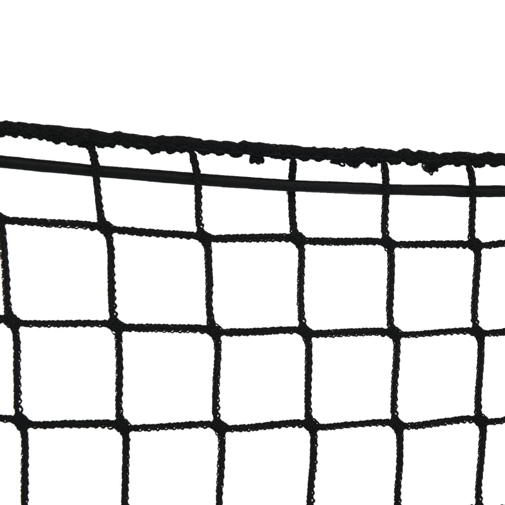 Rete per Rimorchio con Corda Elastica Nero 5x3 m in PP