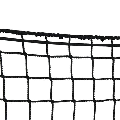 Rete per Rimorchio con Corda Elastica Nero 5x3 m in PP