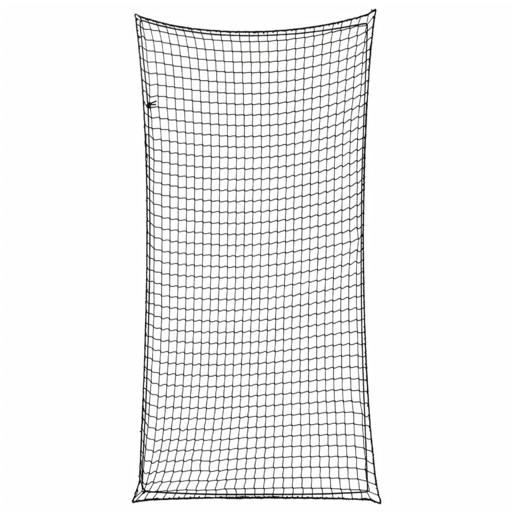 Rete per Rimorchio con Corda Elastica Nero 6x3 m in PP