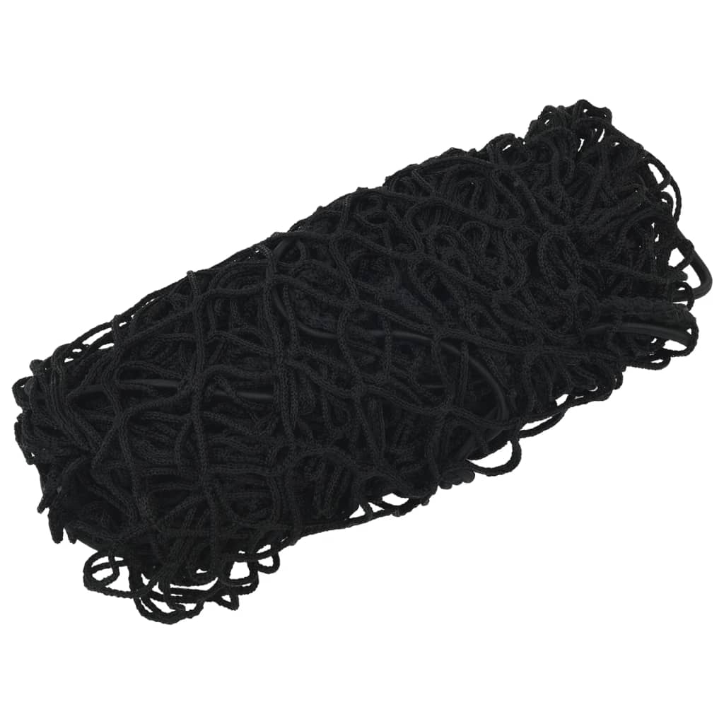 Rete per Rimorchio con Corda Elastica Nero 6x3 m in PP