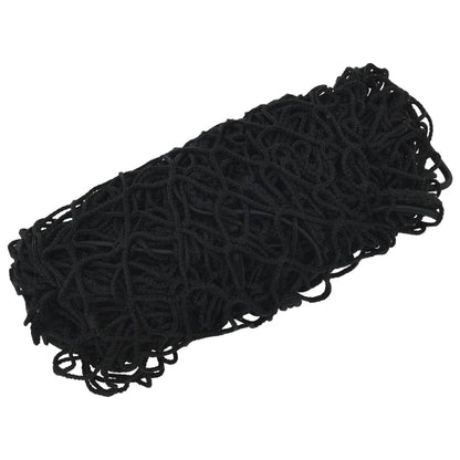 Rete per Rimorchio con Corda Elastica Nero 6x3 m in PP