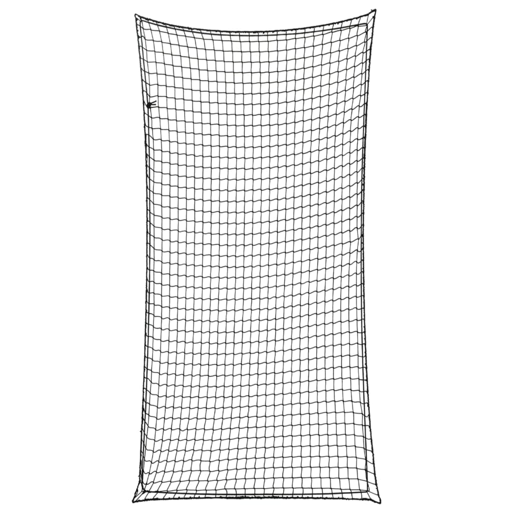 Rete per Rimorchio con Corda Elastica Nero 7x3,5 m in PP