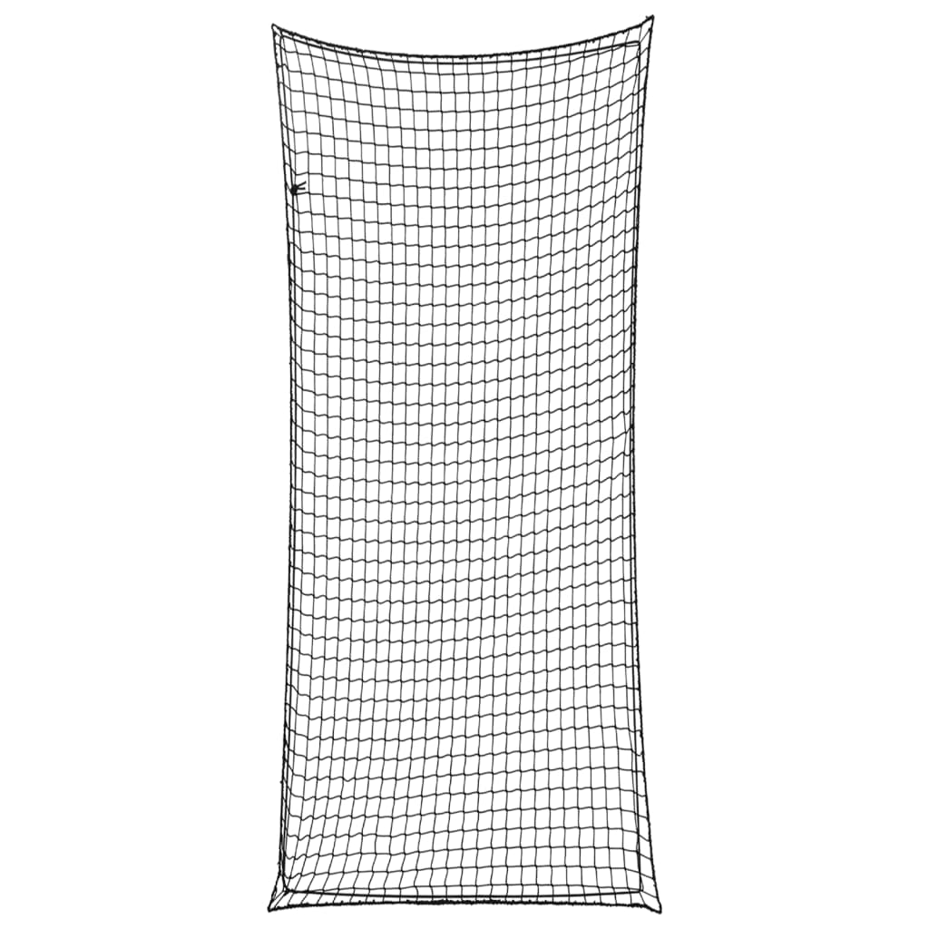 Rete per Rimorchio con Corda Elastica Nero 8x3,5 m in PP