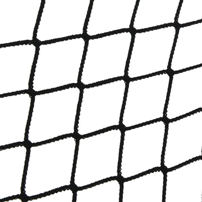 Rete per Rimorchio con Corda Elastica Nero 4x4 m in PP