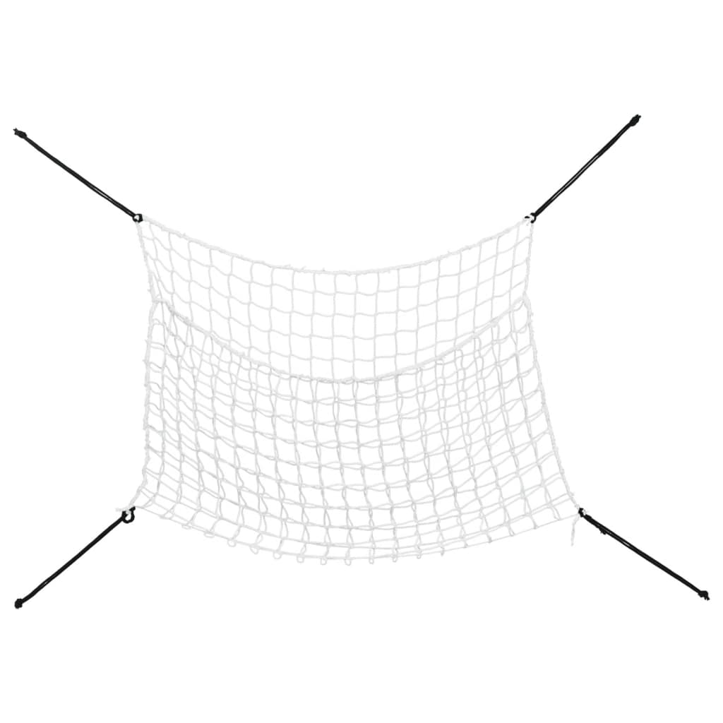 Reti da Fieno 2pz Rettangolari Bianchi 90x60 cm in PP