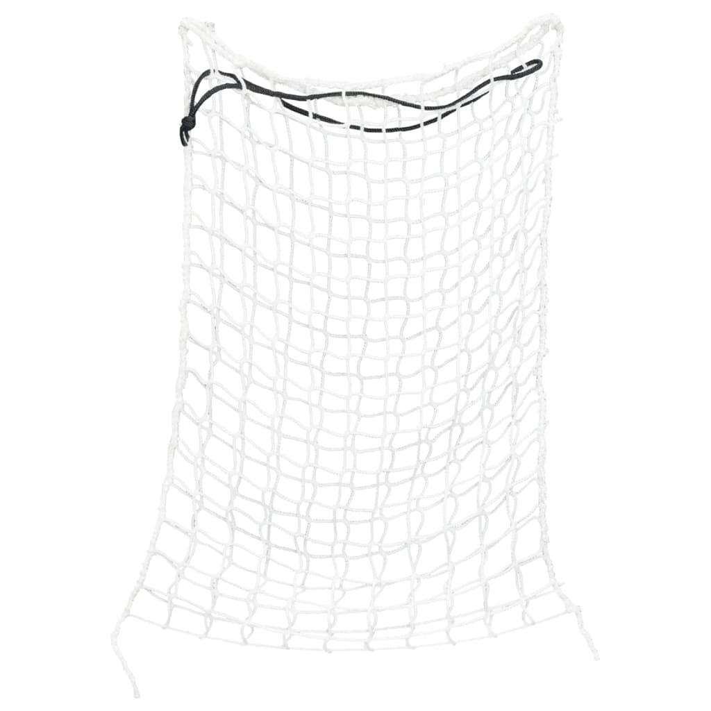 Reti da Fieno 2pz Rettangolari Bianchi 75x50 cm in PP