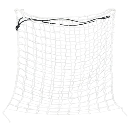 Reti da Fieno 2 pz Quadrati Bianchi 75x75 cm PP