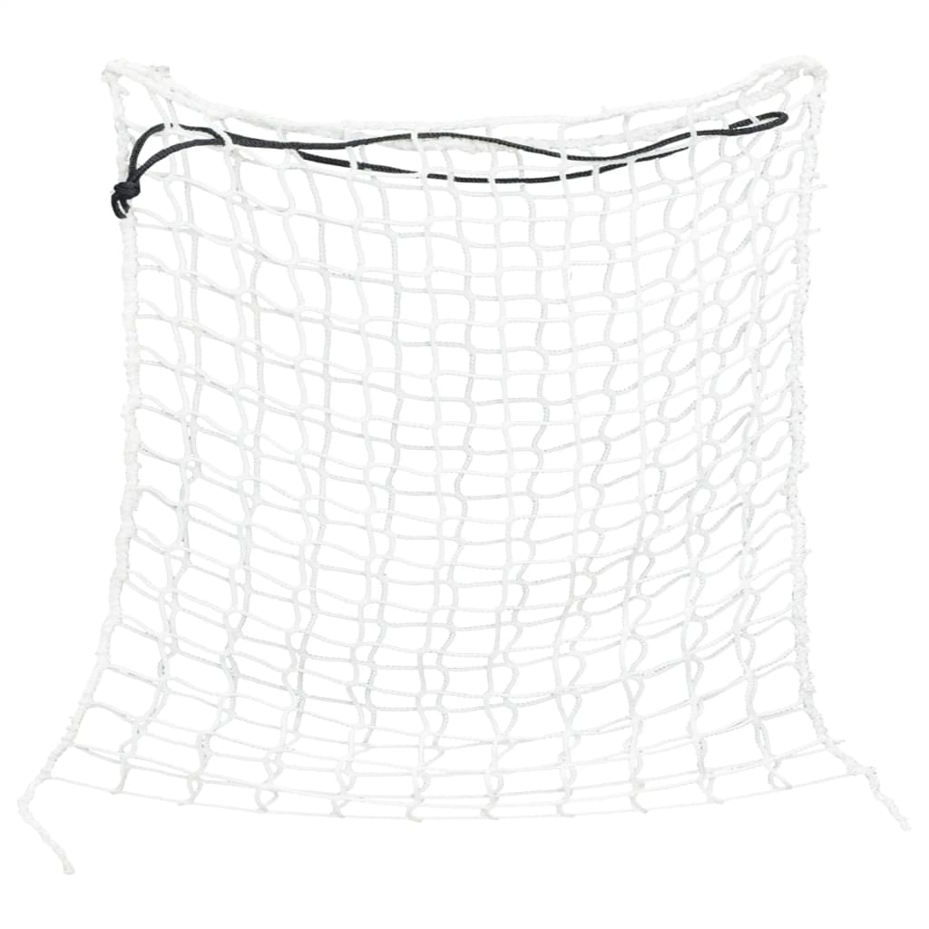 Reti da Fieno 2 pz Quadrati Bianchi 100x100 cm PP
