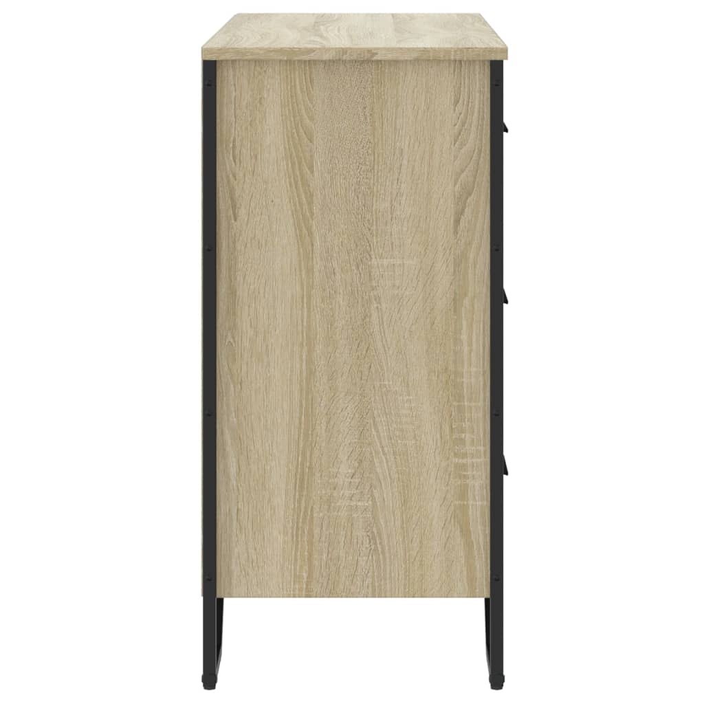Cassettiera Rovere Sonoma 91x35,5x74,5 cm in Truciolato