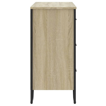 Cassettiera Rovere Sonoma 91x35,5x74,5 cm in Truciolato